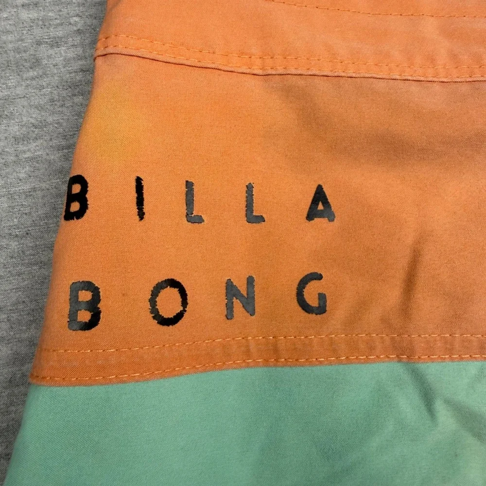 Billabong Mens Tribong Pro Recycler Board Shorts Orange Green Grey M120TBTB 31
